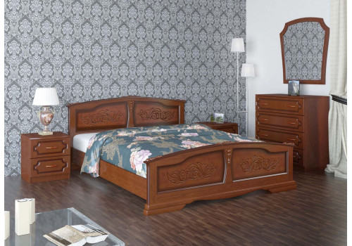 Кровать Елена орех