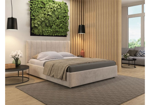 Кровать Жардин NOVA (НОВА) с подъёмным механизмом (бежевая)