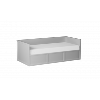 Кровать 900 с подъемным механизмом, Фрея (2082*990*744) Белый