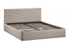 Кровать с ПМ «Кевия» Тип 1 (с подъемным механизмом) с заглушиной Велюр Confetti Smoke
