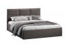 Кровать с ПМ «Стелла» Тип 1 с заглушиной Микровелюр Jercy Stone