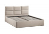 Кровать с ПМ «Стелла» Тип 1 с заглушиной Велюр Confetti Cream