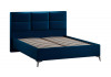 Кровать с ПМ «Делана» (с подъемным механизмом) Велюр Confetti Blue