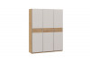 Шкаф-купе с 3 глухими дверями «Оскар Скания» Ручка серебро, Дуб Крафт золотой, Кашемир, Дуб тортугга
