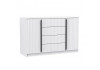 Комод 67.11 Брандо МДФ New (белый/ДВПО белый/фасады МДФ)