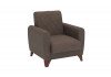 Эдвин М / Кресло для отдыха (велюр Ocean 007 коричневый)