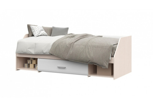 Кровать детская Симба дуб белфорт - белый глянец