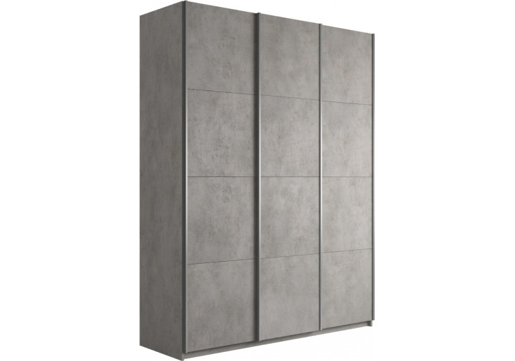 Шкаф-купе Прайм 3-х дверный (ЛДСП) Бетон